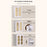 3-Tier Foldable Storage Cabinet No Assembly Transparent Doors Snacks Kids Toys Clothes Organizer Closet - 7