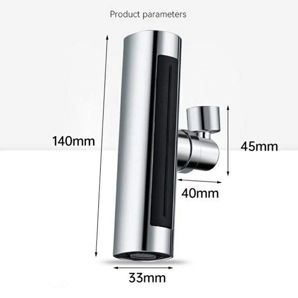 360 Degree Swivel Kitchen Faucet Extender 4-Mode Water Flow 22mm Thread Anti-Splash Aerator Sprayer Adapter for Sink - 7