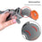 RUITOOL Stainless Steel Adjustable Drawer Installation Clamp 21-50mm Thickness Range Woodworking Tool for Cabinet - 5