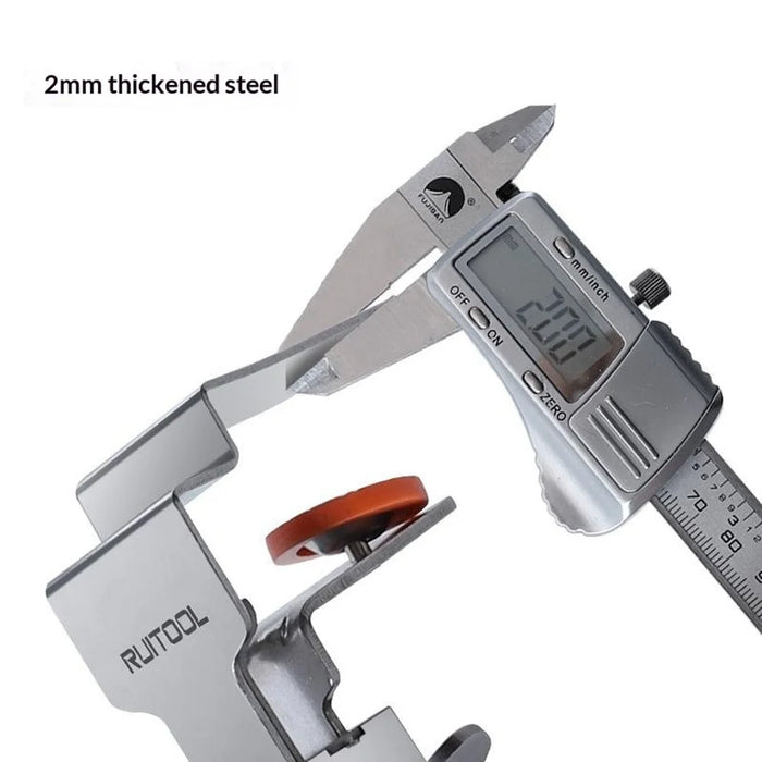 RUITOOL Stainless Steel Adjustable Drawer Installation Clamp 21-50mm Thickness Range Woodworking Tool for Cabinet - 6