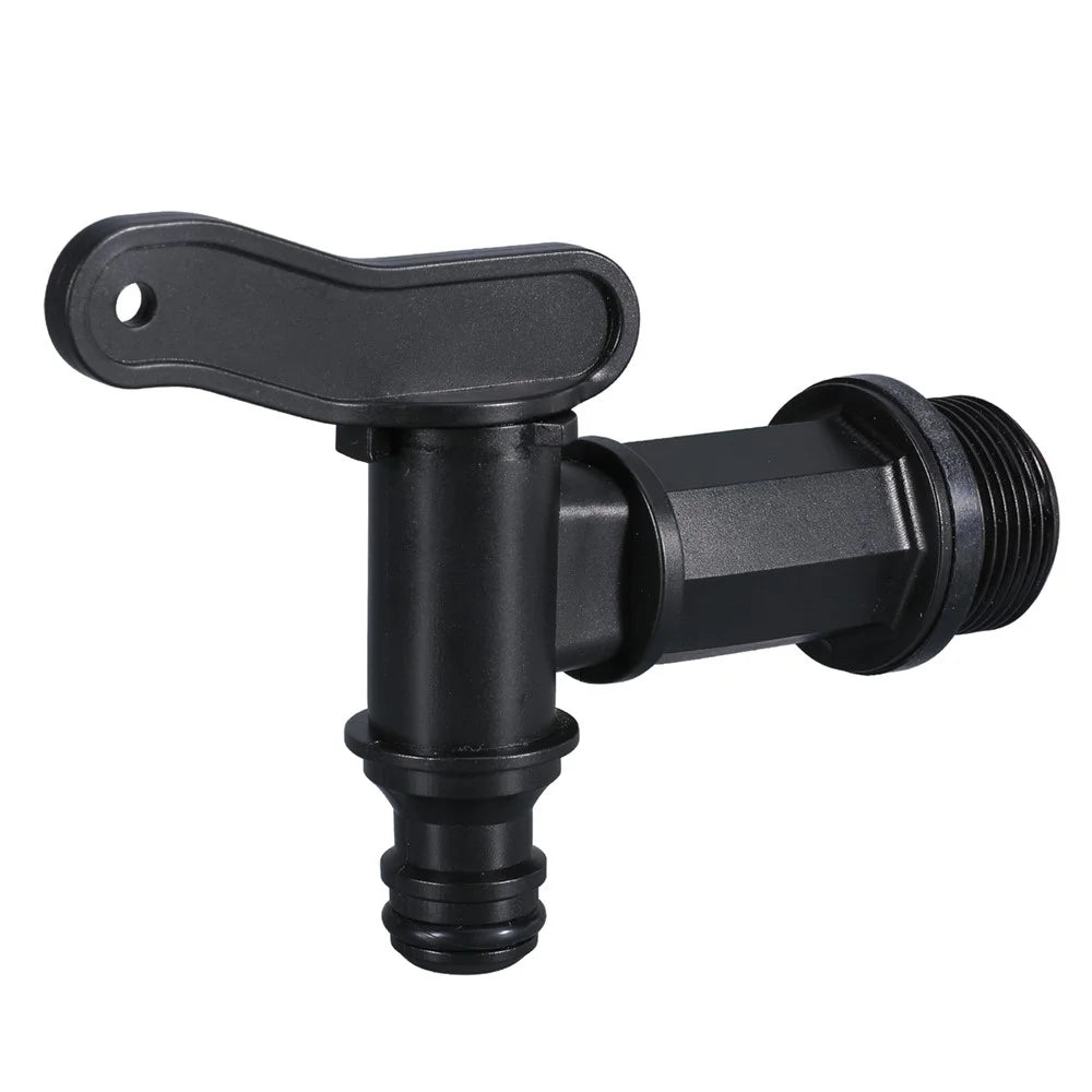IBC Tank Faucet Tap 3  /  4 Inch Threaded Garden Hose Connector PP Plastic Valve Water Hose Connector with Plastic Thread - 2