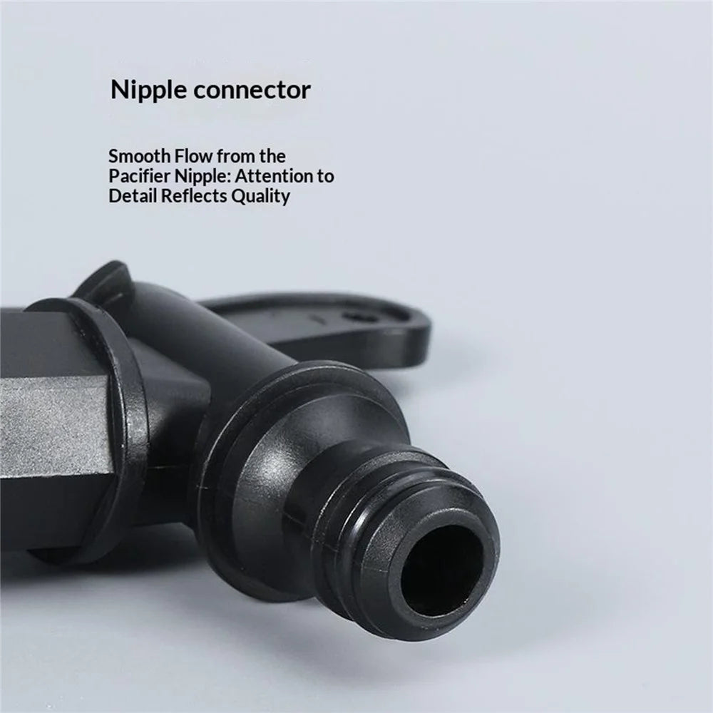 IBC Tank Faucet Tap 3  /  4 Inch Threaded Garden Hose Connector PP Plastic Valve Water Hose Connector with Plastic Thread - 4