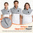 USB Heated Shawl Crystal Fleece Neck Shoulder Warmer 3 Temperature Settings NTC Smart Control - Grey - 2
