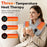 USB Heated Shawl Crystal Fleece Neck Shoulder Warmer 3 Temperature Settings NTC Smart Control - Grey - 3