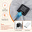 USB Heated Shawl Crystal Fleece Neck Shoulder Warmer 3 Temperature Settings NTC Smart Control - Grey - 5