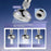 Faucet Aerator 3-Mode 360 Degree Rotate Tap Aerator Anti-Splash Pressure Boosting Bubbler - 3