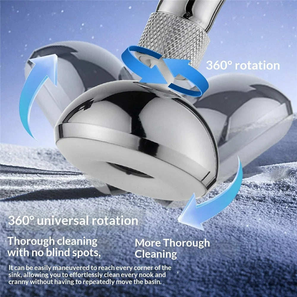 Faucet Aerator 3-Mode 360 Degree Rotate Tap Aerator Anti-Splash Pressure Boosting Bubbler - 5