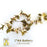 2.2m Artificial Rose Flowers Leaves Vine String Light Battery Powered Hanging Copper Wire Garland for Christmas Wedding, White / Pink - 2