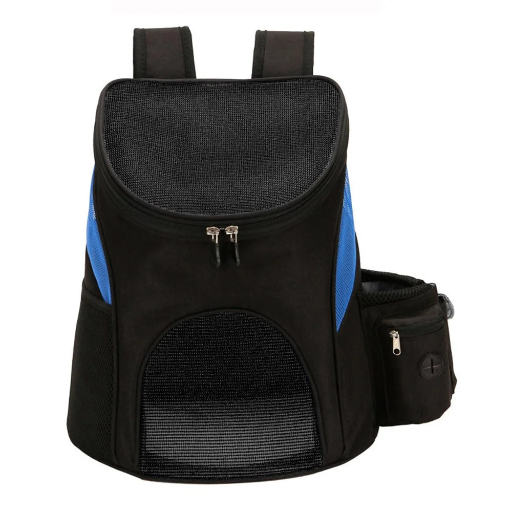 Foldable Pet Cat Carrier Bag Breathable Travel Outdoor Multifunctional Backpack, Size S - Grey - 7