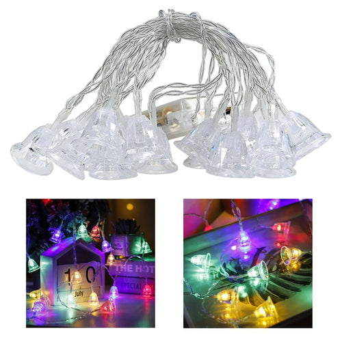 3m 20 LED Bell Shape String Light Waterproof Outdoor Garden Wedding Party Christmas Decoration - Multi-color - 1
