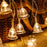 4m 40 LED String Light Christmas Wedding Party Waterproof Bell Shaped Garland with Empty Battery Box - Warm White - 5
