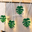 3m 20-LED Simulation Monstera Leaves Wedding Christmas LED Light String Nordic Party Decoration - 1