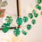 1.5m 10-LED Nordic Artificial Monstera Leaves LED Light String Wedding Christmas Decor - 2