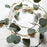10m 100 LED Green Leaf Light String Simulation Eucalyptus Rattan Copper Wire Wedding Home Decoration - Warm Light - 1