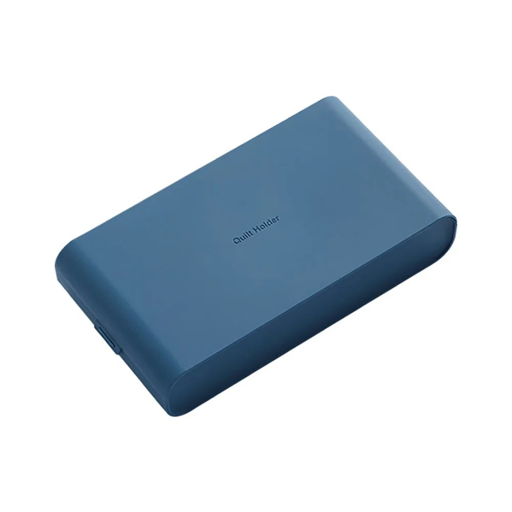 Large Size Disposable Face Mask Keeper Storage Box Dustproof Home Jewelry Tissue Paper Holder Case - Blue - 1
