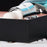 Nordic Style Light Luxury Double Leather Metal Tray Cosmetic Storage Box Perfume Container Stand (Size: S) - Square - 6