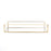 Nordic Style Glass Copper Rectangular Storage Tray Jewelry Necklace Tray Organizer - Gold/Size M - 1