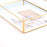 Nordic Style Glass Copper Rectangular Storage Tray Jewelry Necklace Tray Organizer - Gold/Size M - 4