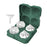 Rose and Diamond Shape Ice Cube Maker 4-grid Silicone Mold Tray for Chilling Cocktails Whiskey (No FDA Certificate) - Green - 1