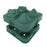 Rose and Diamond Shape Ice Cube Maker 4-grid Silicone Mold Tray for Chilling Cocktails Whiskey (No FDA Certificate) - Green - 2