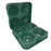Rose and Diamond Shape Ice Cube Maker 4-grid Silicone Mold Tray for Chilling Cocktails Whiskey (No FDA Certificate) - Green - 3