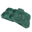 Rose and Diamond Shape Ice Cube Maker 4-grid Silicone Mold Tray for Chilling Cocktails Whiskey (No FDA Certificate) - Green - 4