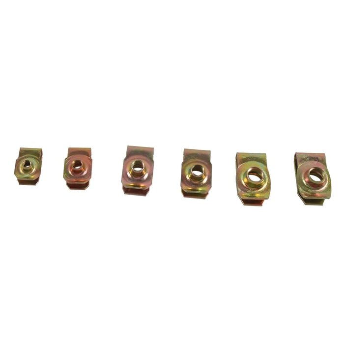 A7573 115PCS M4 M5 M6 M8 Hammer Head Drop U-Nut Clip Assortment Kit with Plastic Box - 5