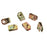 A7507 100PCS M4 M5 M6 M8 B-Nut Color Zinc Tension Reed Screws Car Connection Tools Assortment Kit with Plastic Box - 7