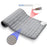Double-sided Microplush Electric Blanket Heating Pad Abdomen Waist Back Pain Relief Winter Warmer Heat Controller - Grey / US Plug - 6