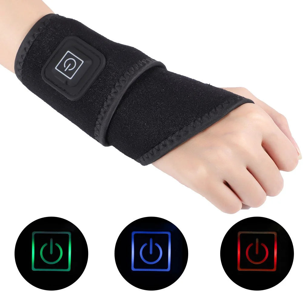 BABUTENLO 102206 Electric Heating Wrist Band with Wormwood Bag Sports Fitness Wrister Joint Care Hand Wrist Protection Heating Bracer - 3