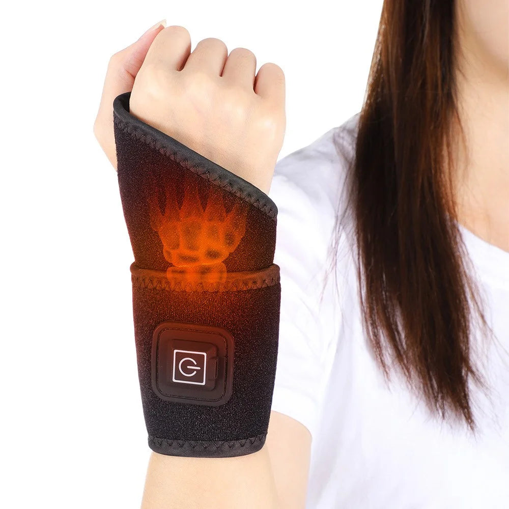BABUTENLO 102206 Electric Heating Wrist Band with Wormwood Bag Sports Fitness Wrister Joint Care Hand Wrist Protection Heating Bracer - 5