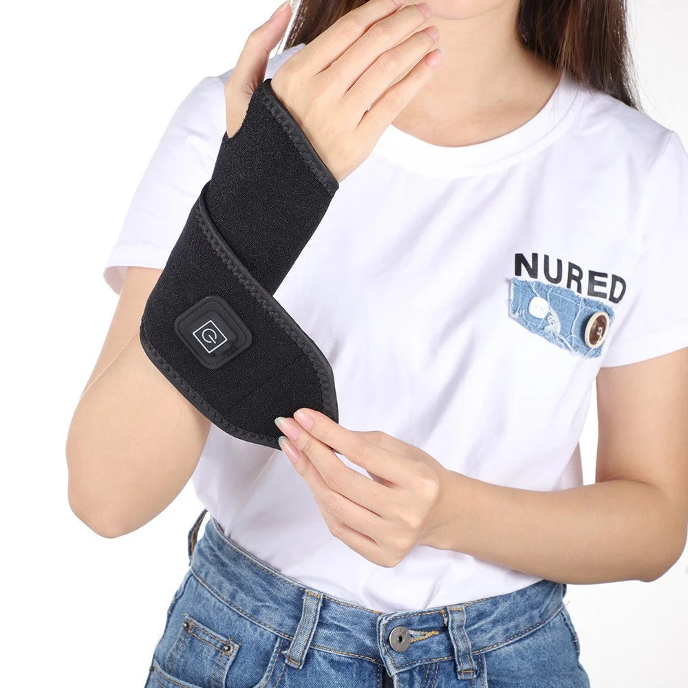 BABUTENLO 102206 Electric Heating Wrist Band with Wormwood Bag Sports Fitness Wrister Joint Care Hand Wrist Protection Heating Bracer - 6