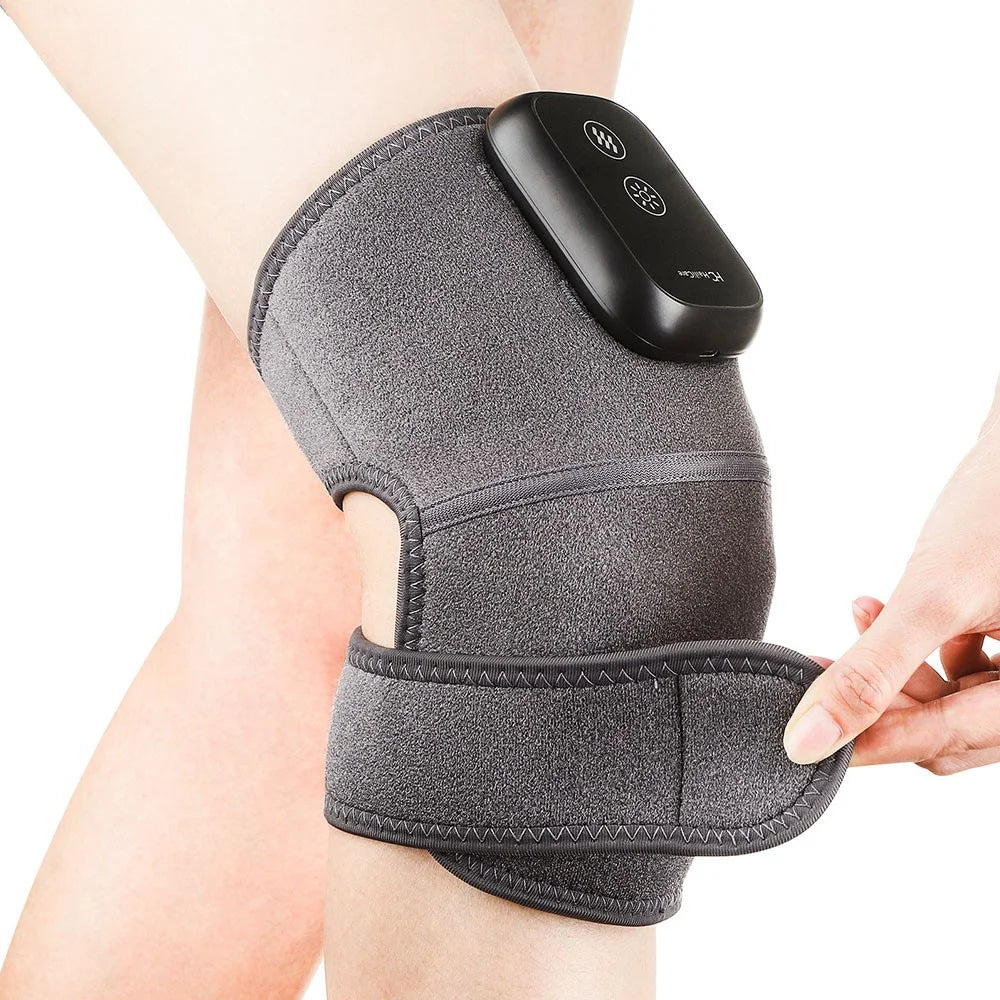 Heated Knee Massager Infrared Physiotherapy Knee Pad for Joint Pain Relief 3-Level Vibration Heater Knee Elbow Shoulder Brace Wrap - 2