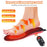 11193 1Pair Outdoor Electric Heating Insoles Three-Speed Wireless Remote Control Temperature Regulation Warm Insoles Foot Care Devices - L Size: 41-46 - 2