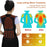 108 Magnets Tourmaline Magnetic Therapy Self-heating Vest Waist Back Shoulder Posture Corrector Spine Lumbar Brace Support Belt Pain Relief - M - 4