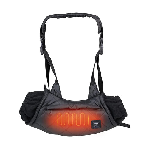 Electric Hand Warmer Rechargeable Heated Hand Muff with 3 Heat Modes Portable Graphene Hand Warmer Bag for Winter Outdoor Hunting Camping Football Golf - Black - 1