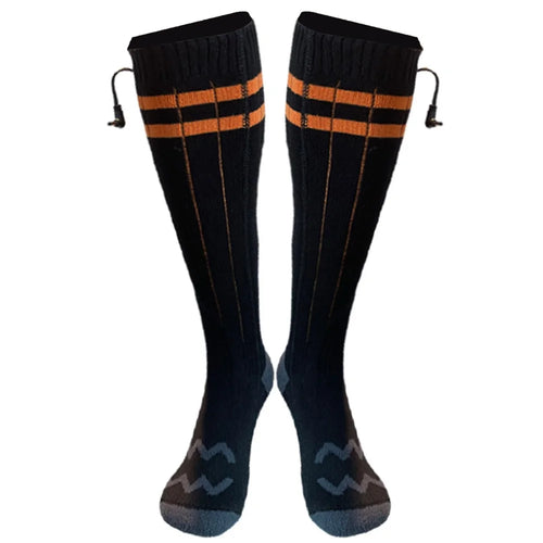1 Pair Winter Boot Heated Socks Warm Socks Electric Heating Socks for Fishing Camping Hiking - 1