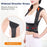 Magnets Heated Vest Posture Corrector Waist Brace Self Heating Lumbar Pad Corset for Back Support Pain Relief - M - 3