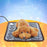 Floral Pattern Pet Electric Blanket Adjustable Temperature Waterproof Warmer Blanket Dog Cat Heating Pad, 45*45cm - US Plug - 3
