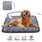 Floral Pattern Pet Electric Blanket Adjustable Temperature Waterproof Warmer Blanket Dog Cat Heating Pad, 45*45cm - US Plug - 4