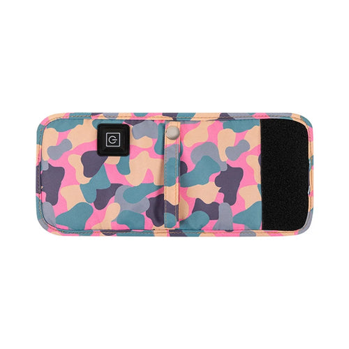 USB Baby Bottle Electric Warmer Insulation Cover Heating Bag Portable Insulation Bag Coffee Heater, Warm Milk Warmer Pouch for Outdoor - Camo Pink - 1