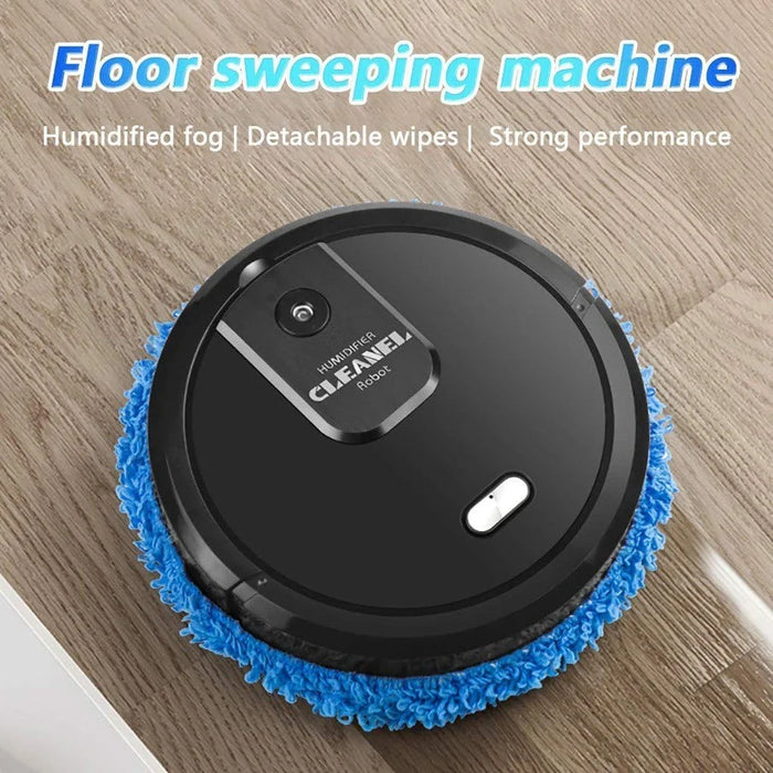K555 Mop Cleaner Rechargeable Intelligent Sweep Vacuum Cleaner Humidifying Spray Robot Cleaner - Black - 2