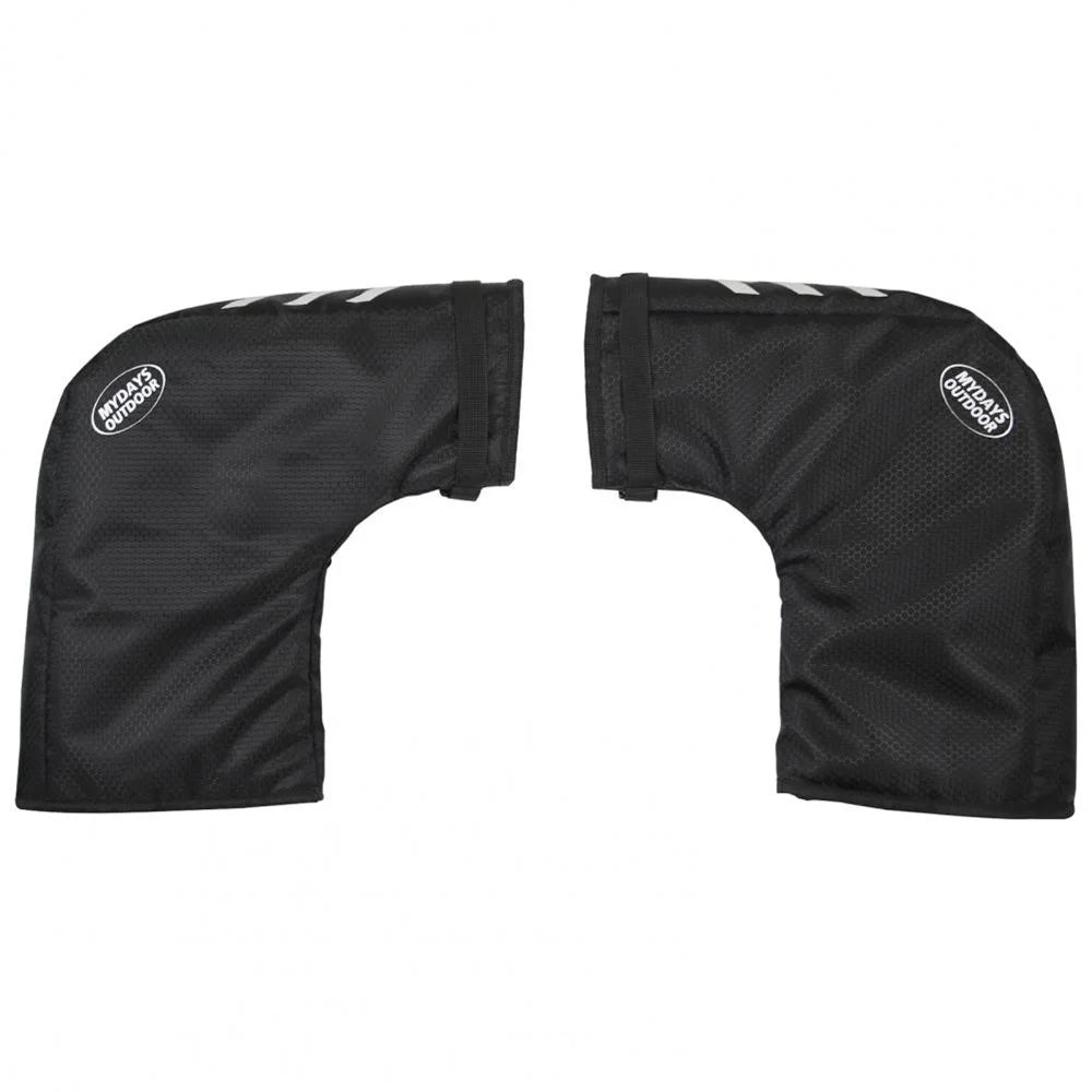 1 Pair Waterproof Oxford Cloth Fleece Lining Mittens Bicycle Motorcycle Riding Gloves for Winter - 1
