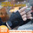 1Pair USB Hand Warmer Gloves Temperature Control Warm Hand Warmer Electric Heating Gloves for Skiing, Riding, Hiking - Pink - 3