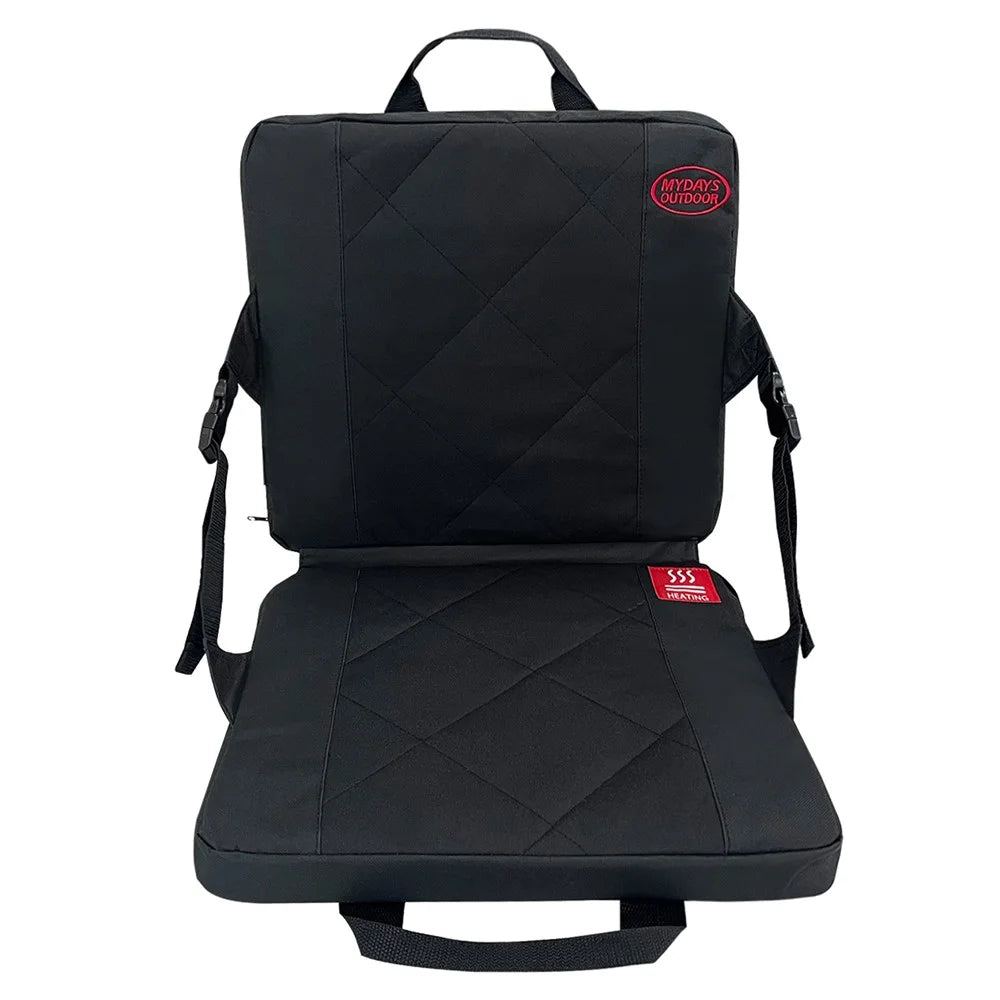 Winter Portable Heated Seat Cushion USB Charging Smart Heating Sponge Padded Soft Seat Mat for Outdoor Camping Hunting Sports Car Office - 2