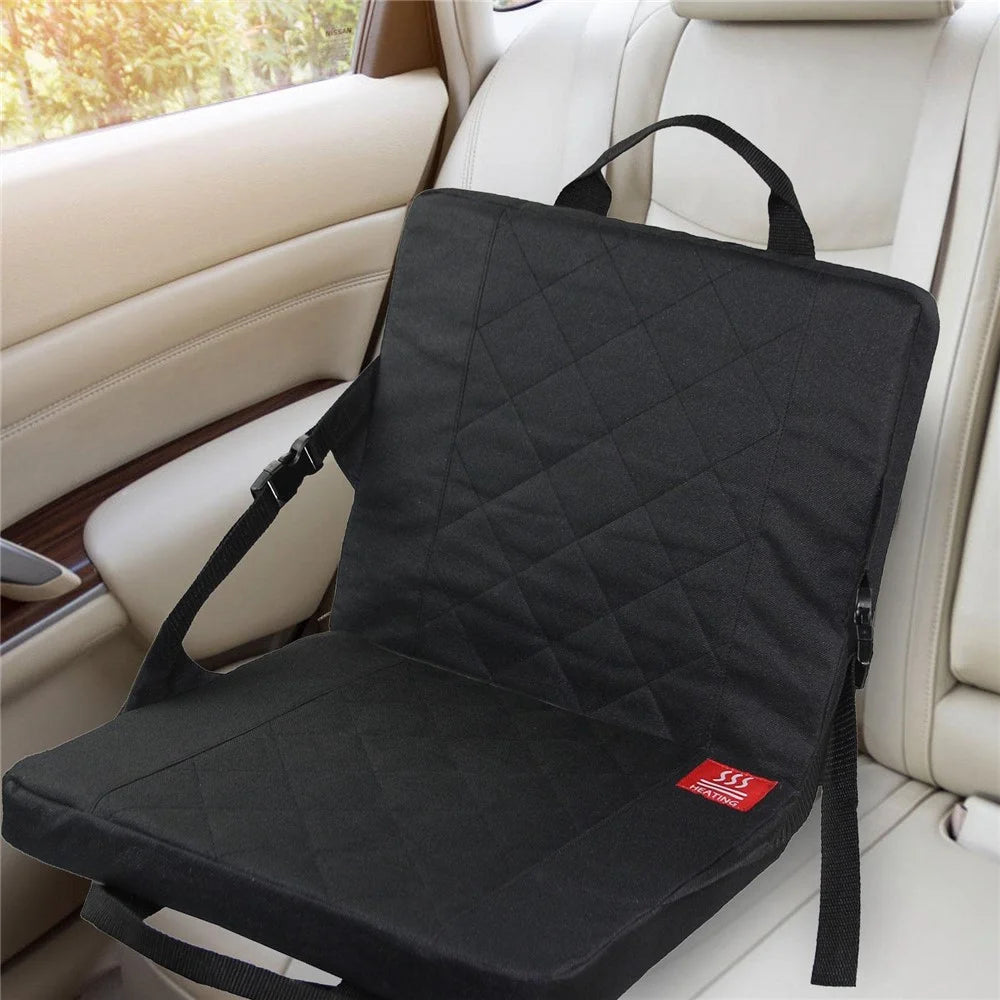 Winter Portable Heated Seat Cushion USB Charging Smart Heating Sponge Padded Soft Seat Mat for Outdoor Camping Hunting Sports Car Office - 5