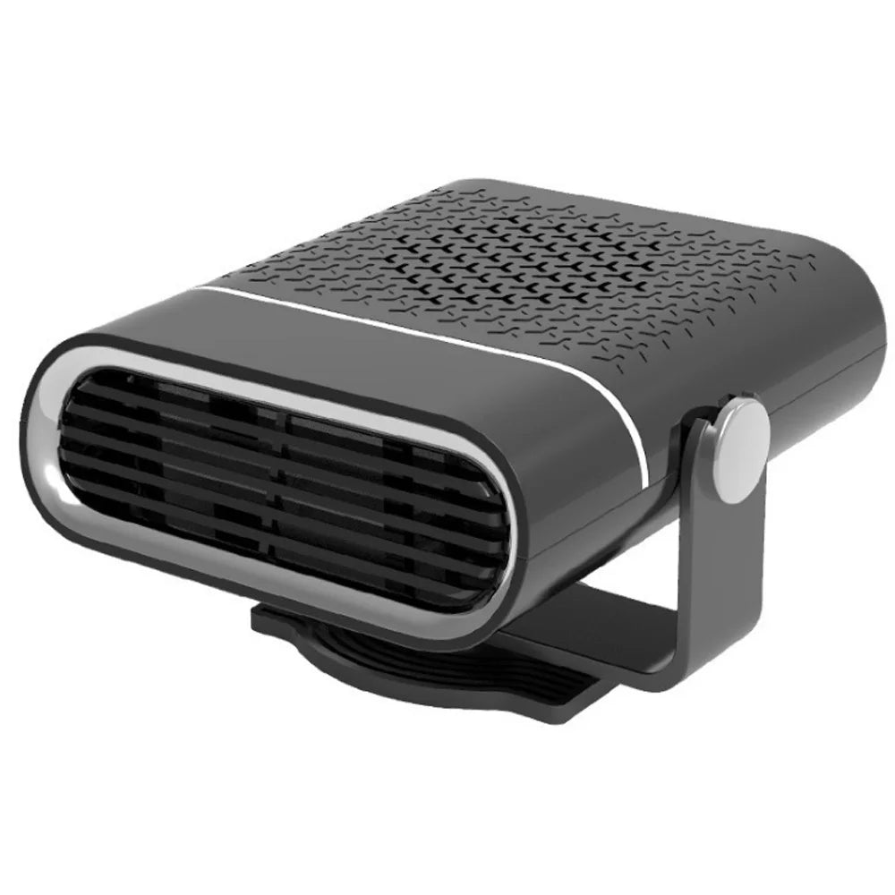12V 2-in-1 Car Demister Heater Fan Adjustable Automobile Mounted Heater 120W Vehicle Heating Cooler Fan - Black - 6