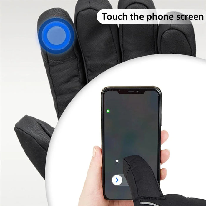 1 Pair Electric Heated Gloves Portable Battery Heating Thermal Gloves Touchscreen Function Hand Warmer for Cycling Hiking Snowboarding Outdoor Winter Sports - 7