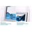 10-inch Decorative Art Painting 3D Glass Moving Sand Ornament Liquid Hourglass Landscape Painting - Black / White / Blue - 6