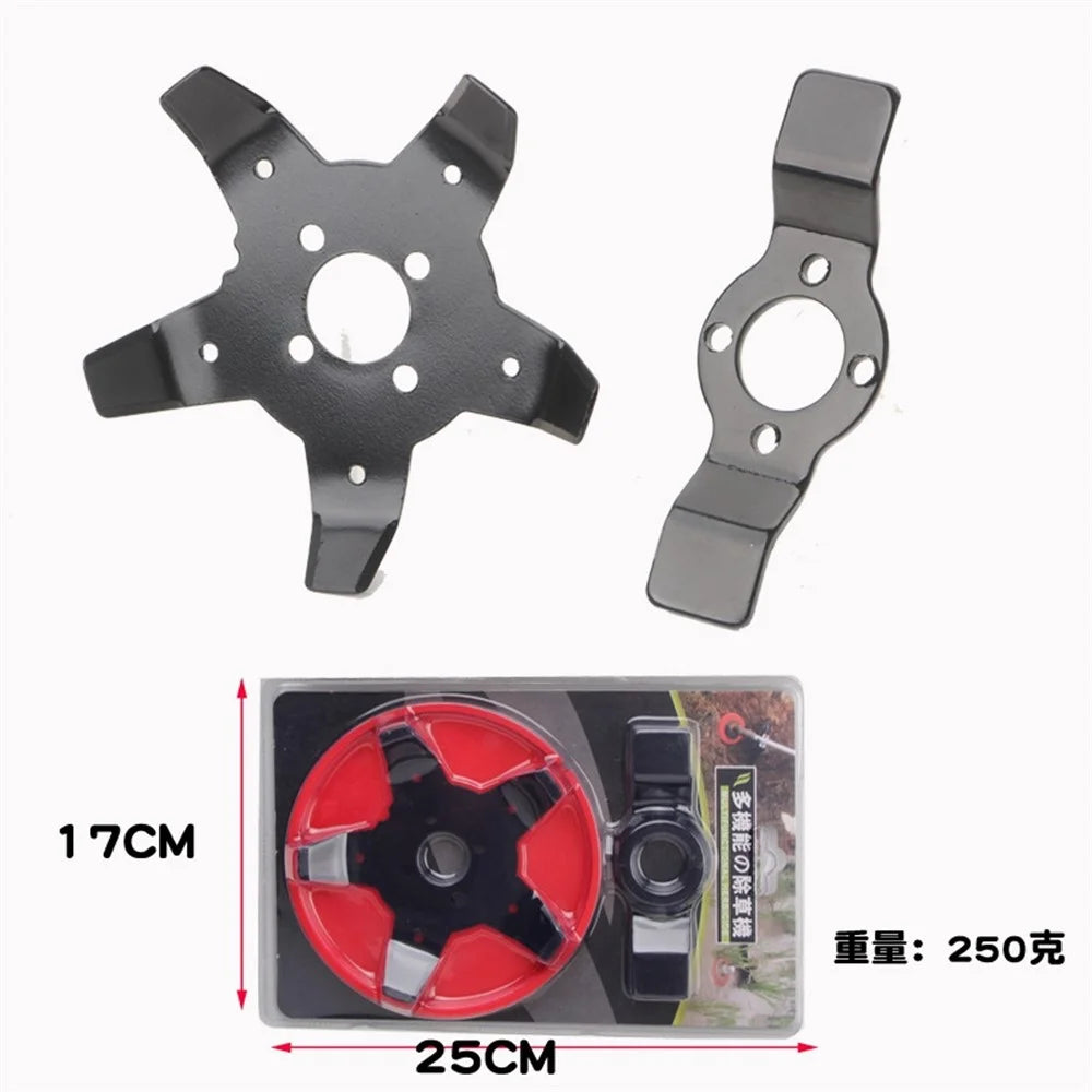 Multifunctional Weeding Plate Lawn Mower Blade Grass Trimmer Head Weeder Accessories - 4